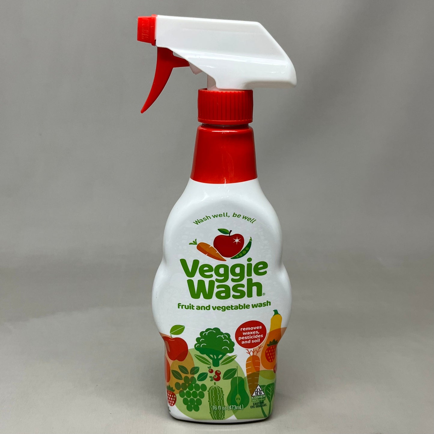 VEGGIE WASH 2-PACK! Fruit and Vegetable Produce Wash Soap 16 fl oz. E R81111 (New)